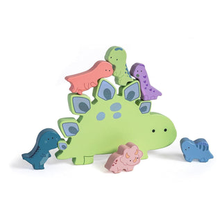 Mary Meyer Toy Building Block, 9 x 8-Inches, Dinosaur
