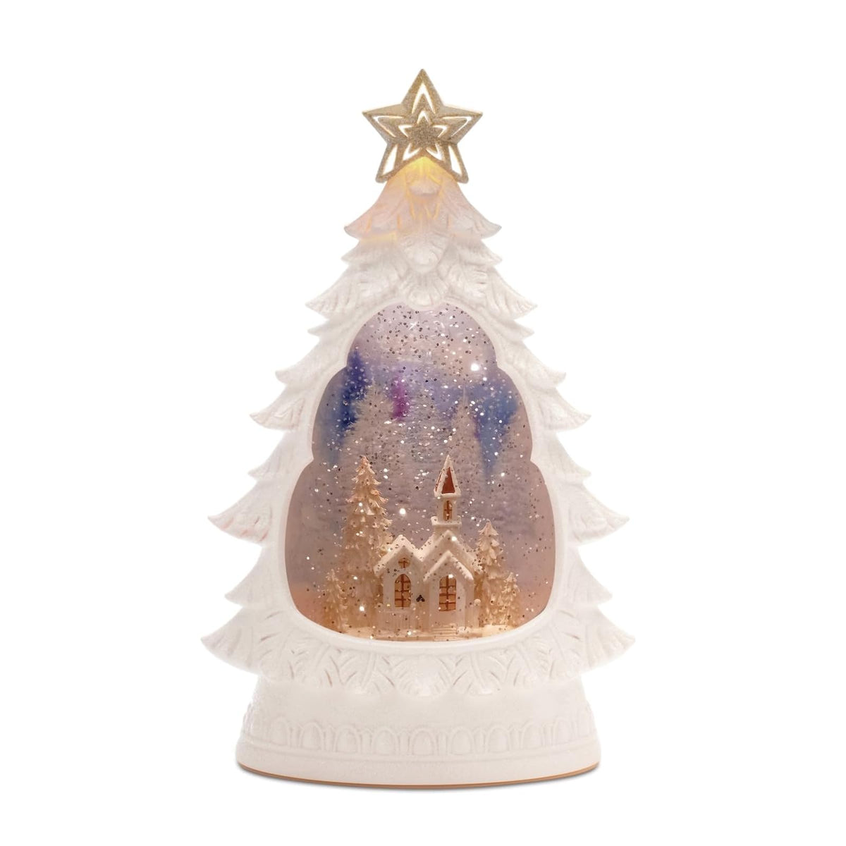Melrose Snow Globe, Clear, Classic