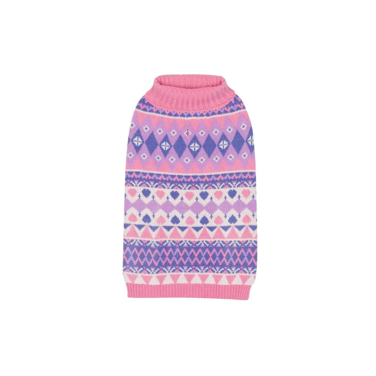 Blueberry Pet Pet Apparel, 10", Carnation Pink and Sheer Lilac