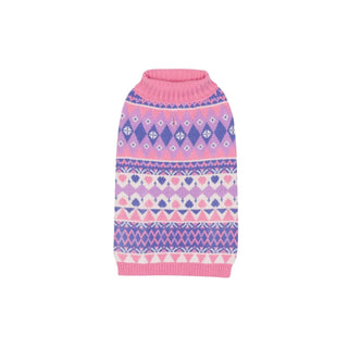 Blueberry Pet Pet Apparel, 10", Carnation Pink and Sheer Lilac