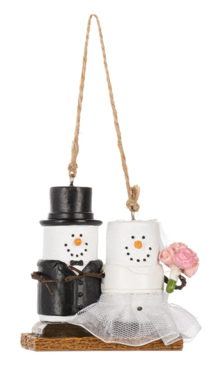 Ganz Hanging Ornament, 3.07 x 1.81 x 3.15 Inch, Black and White