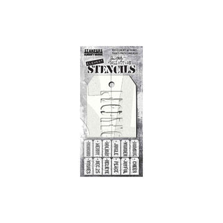 Stampers Anonymous Template Stencil, 20 cm x 22 cm, Element Stencils