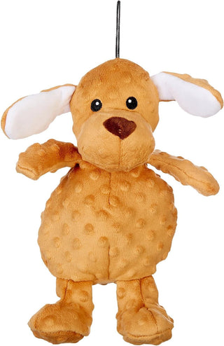 Pet Lou Dog Plush Toys,Interactive Stuffed Dog Squeaky Toys Chew Dog Toys for Medium Dog Small Large Dogs ,Dotty Friends Dog Toy (12 INCH, Dotty Friends-Dog)