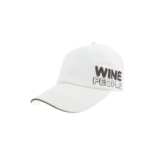 Pavilion Gift Company Hat, White, Grey, Wine People - Adjustable Baseball Hat Wi