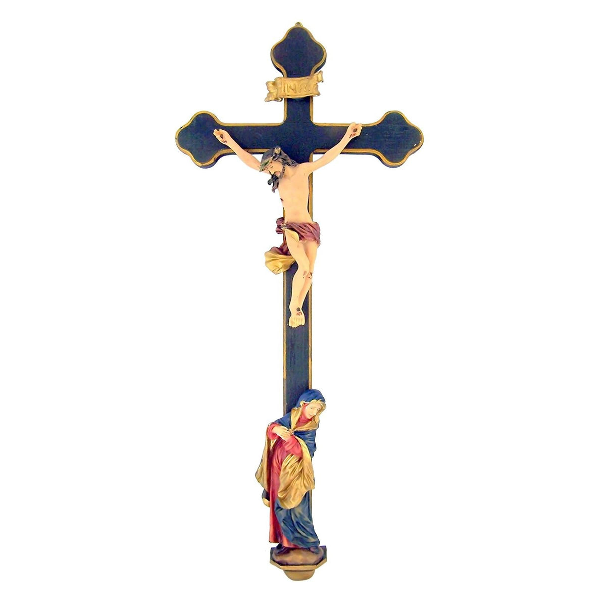 Christian Brands Wall Art, 6.5"L x 1.7"W, Brown and White
