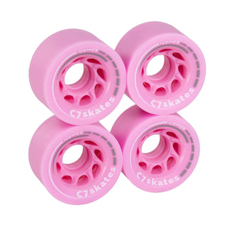 C SEVEN Roller Skate, 4, Pink Lemonade