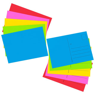 Hygloss Greeting Card, 100 Pcs, Assorted Colors