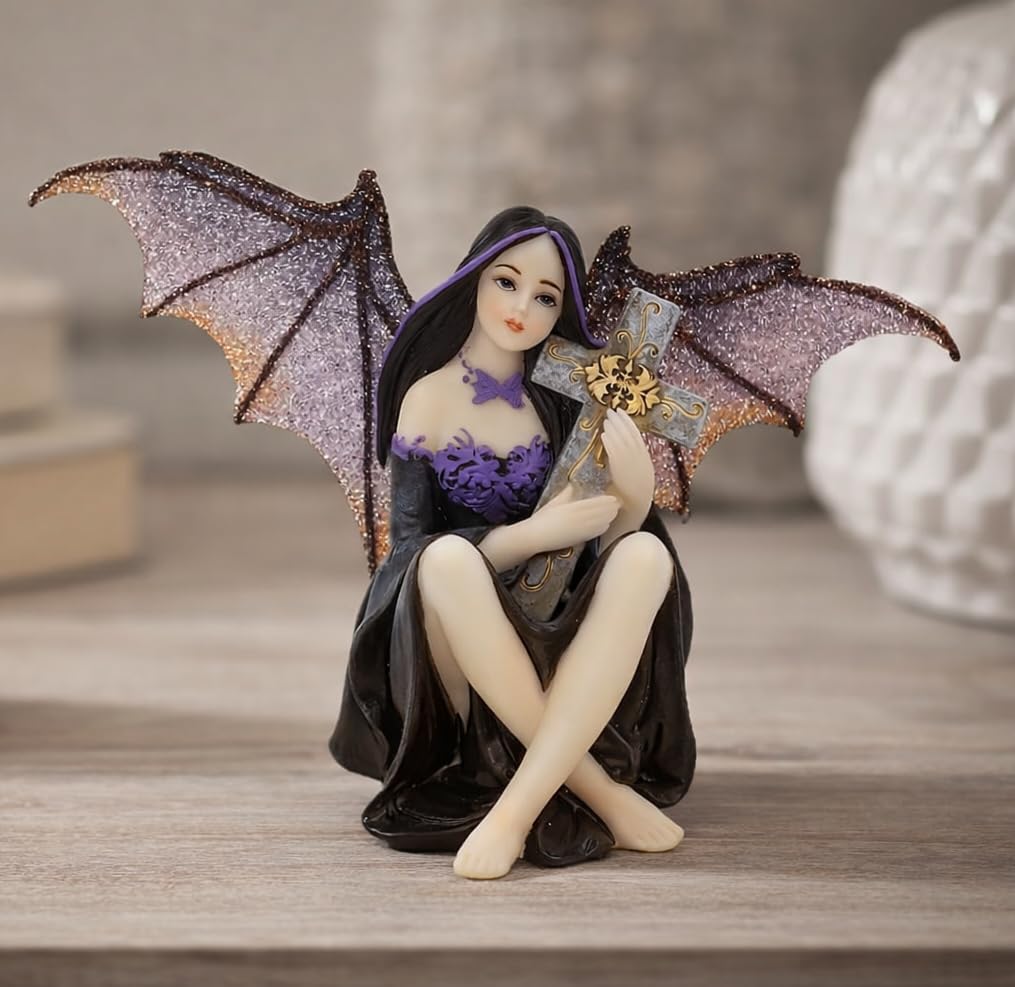 Comfy Hour 4.1 Inch Witch Figurine, Dark Fairy Decor, 1 Unit