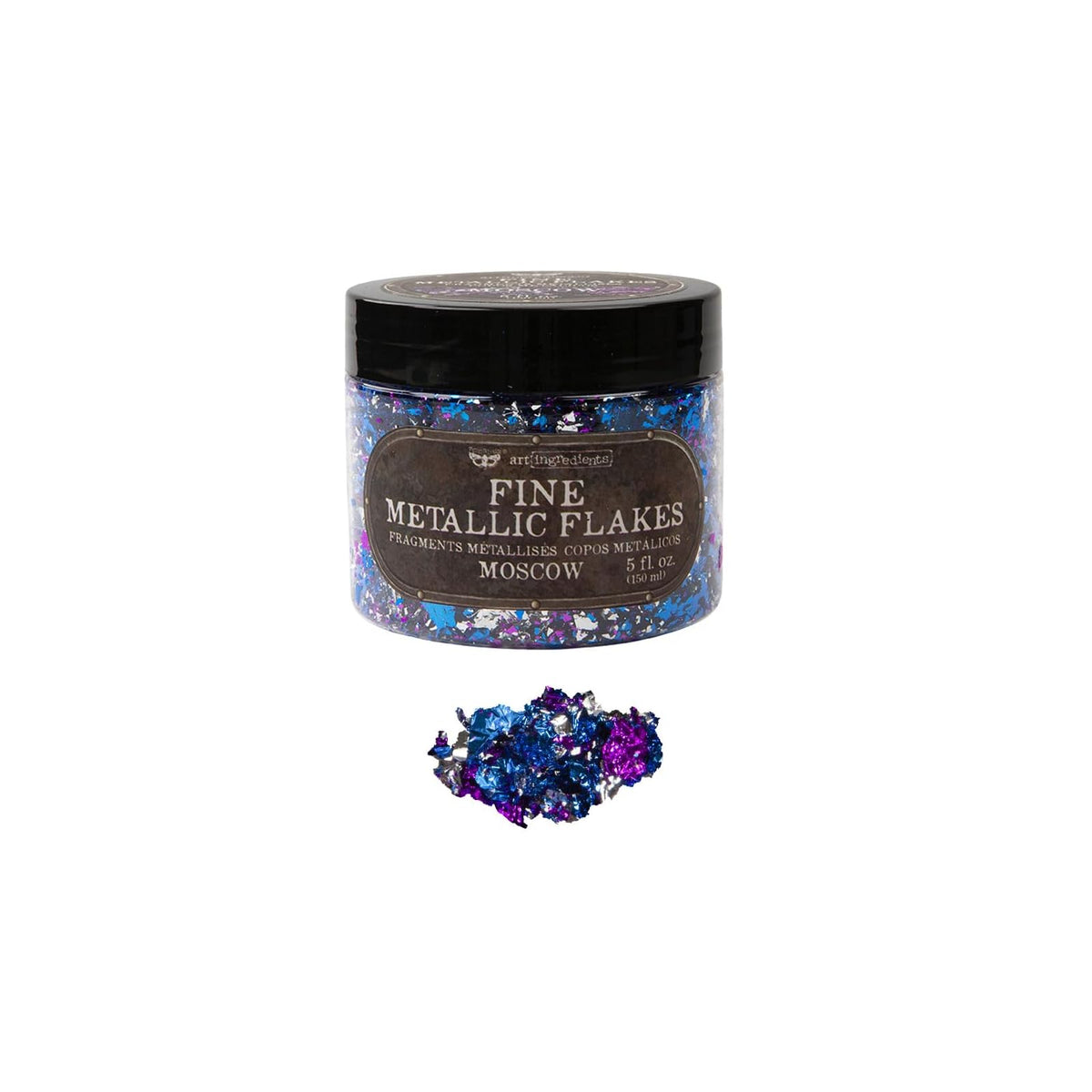 PRIMA MARKETING INC Glitter, Metallic Flakes Moscow 1 Jar, Total Weight 30G, Met