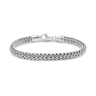 DEVATA Bracelet, XL/8.5 Inches, Dragon Bone 6mm Oval Chain