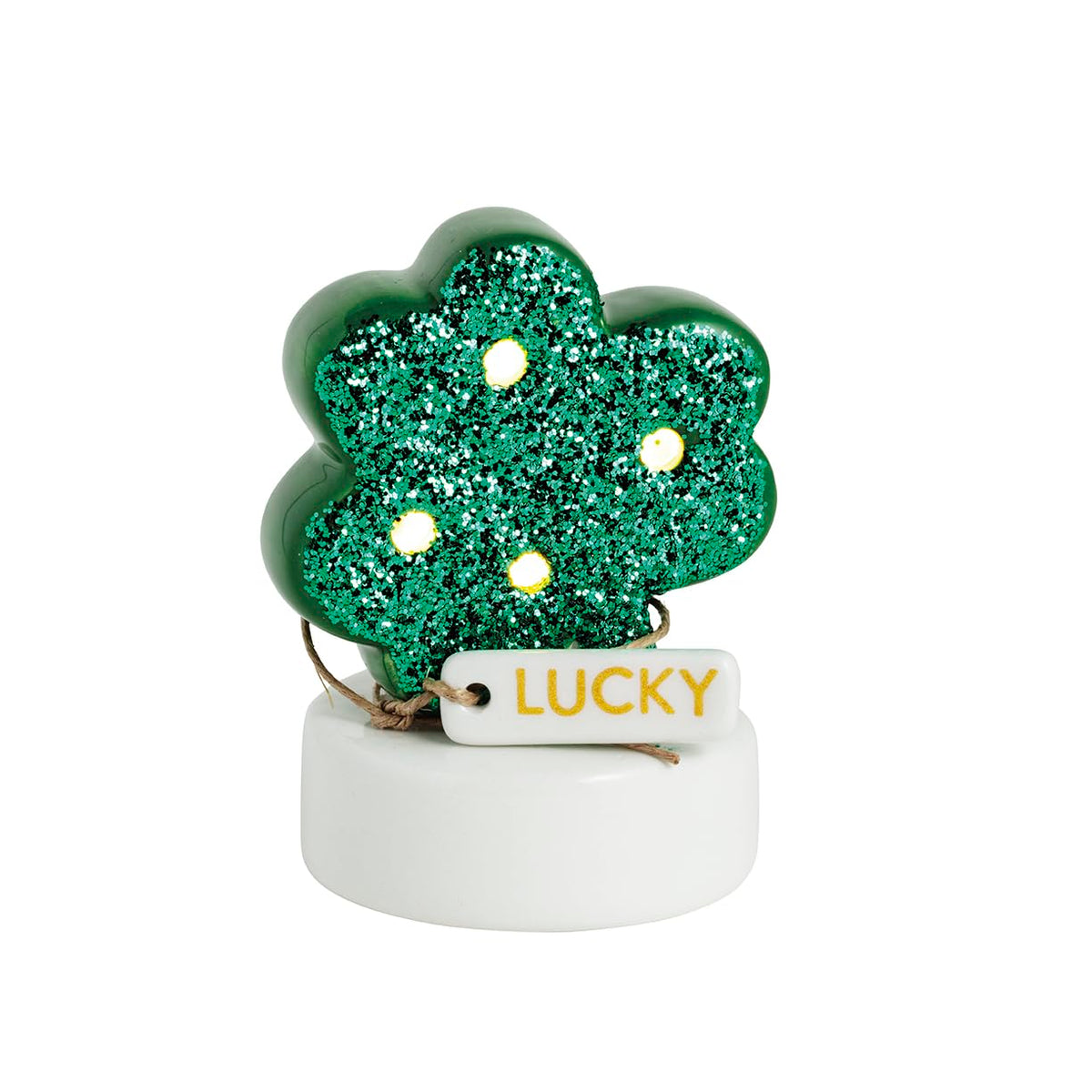 Mud Pie Figurine, 2 1/2" x 2 1/2" dia, Green