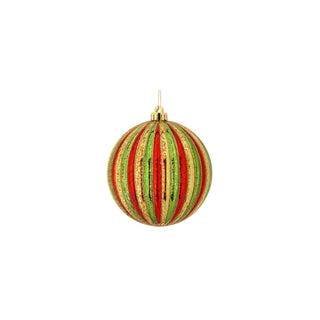 Regency International Hanging Ornament, 6-Inch, Red Gold Green