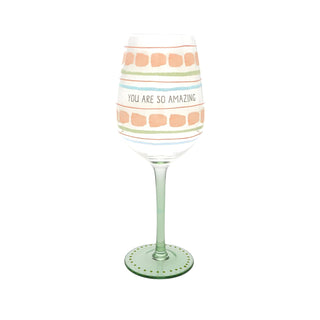 Pavilion Gift Company Drinking Cup, 16 Ounces, Pink, Peach, Green, Blue, Clear