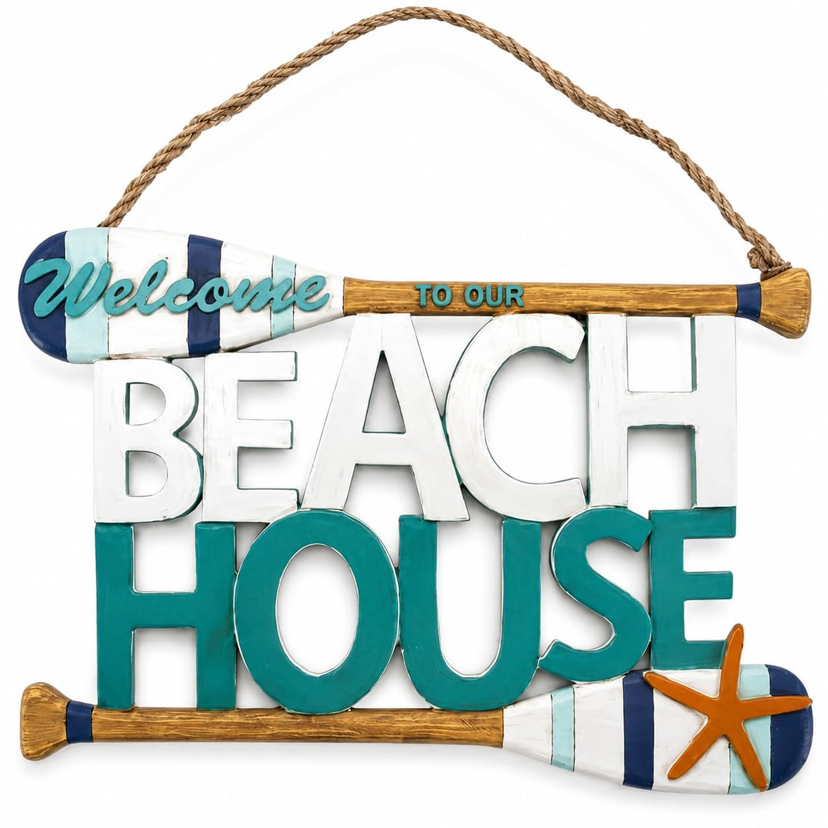 Comfy Hour Decorative Signage, 8 inches, Blue, Multicolor