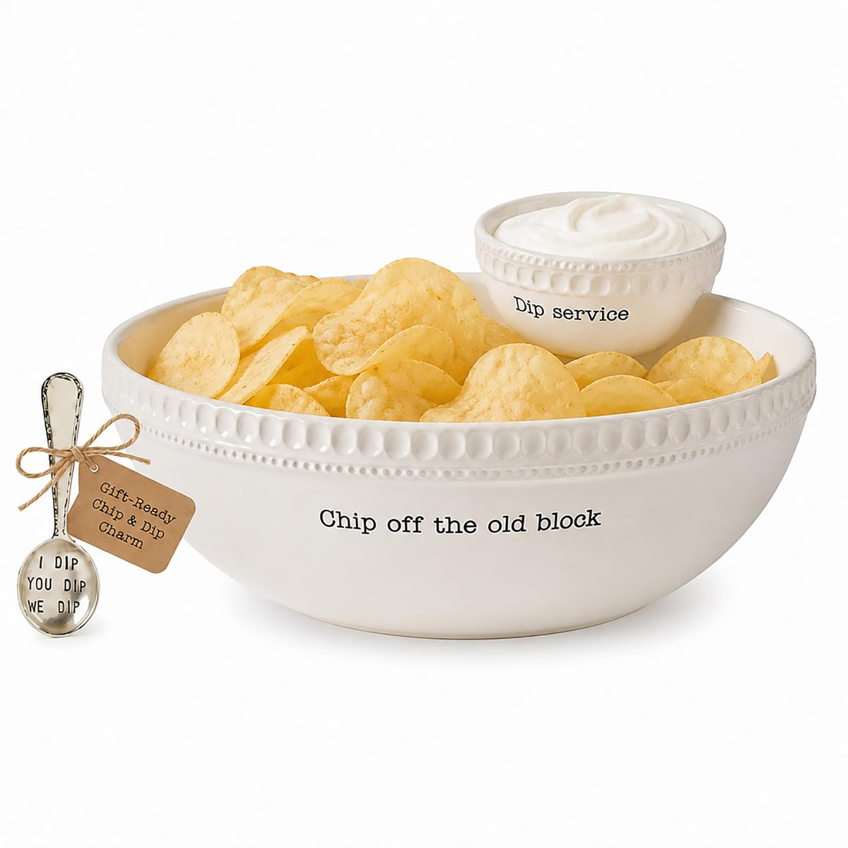 Mud Pie Dishware Bowl, 12x4, Stacked