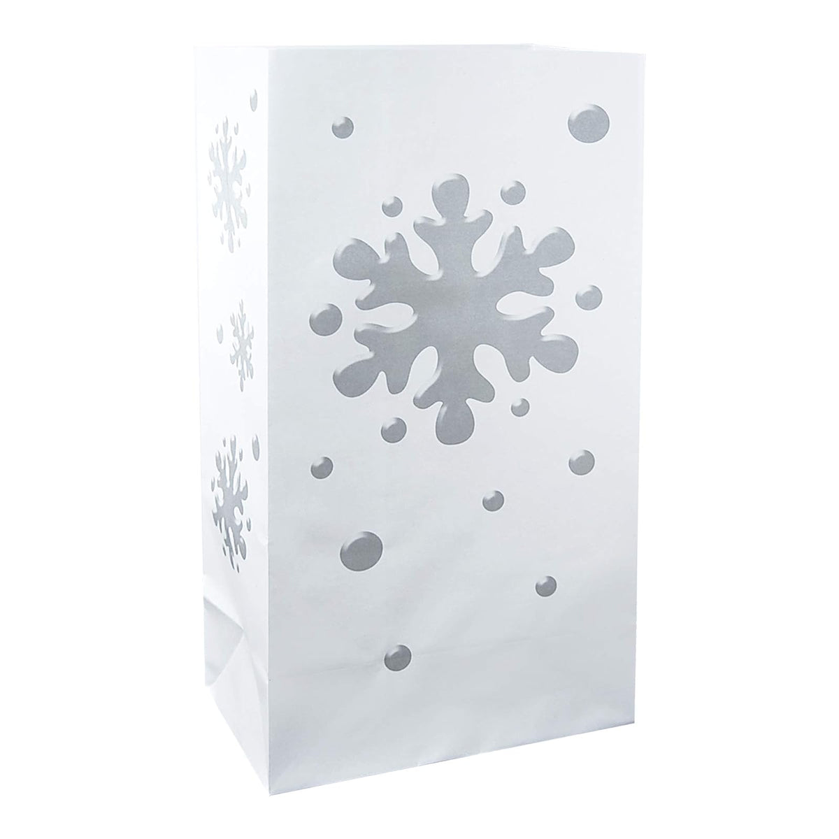 Lumabase Gift Wrap, 1 Count (Pack of 24), Snowflake