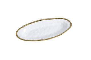 Pampa Bay Golden Salerno Oval Serving Piece