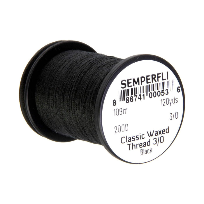 Semperfli Thread Cord, 3/0, Black