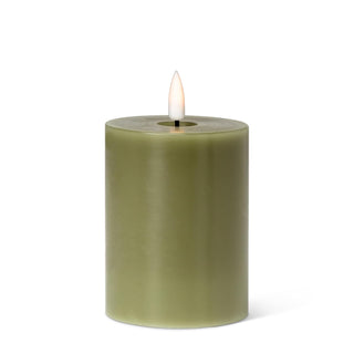 Abbott Collection Lamp, Pillar (3x4"H), Green