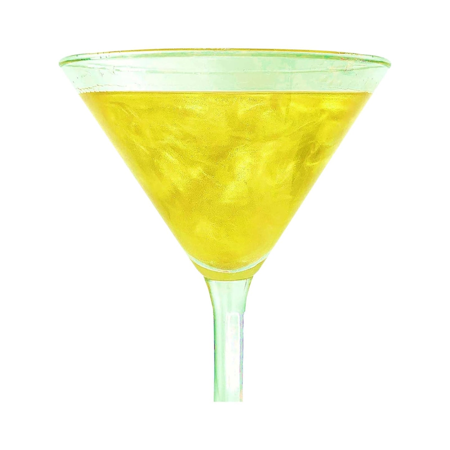Ultimate Baker Snowy River Cocktail Glitter - Kosher Natural Drink Glitter, Wine Glitter, Beer Glitter, Beverage Glitter (4 Gram, Yellow)