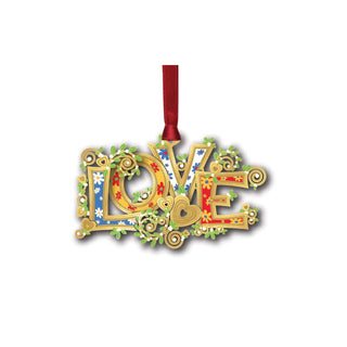Beacon Design Hanging Ornament, Love Floral, Elegant