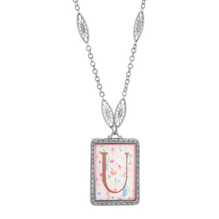 1928 Jewelry Company Necklace, 30"L 1.51"H x 1.1"W, Pink