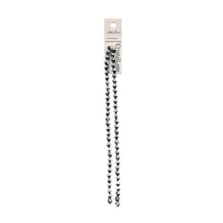 John Bead Craft Bead, 6mm, Opaque Silver Iris