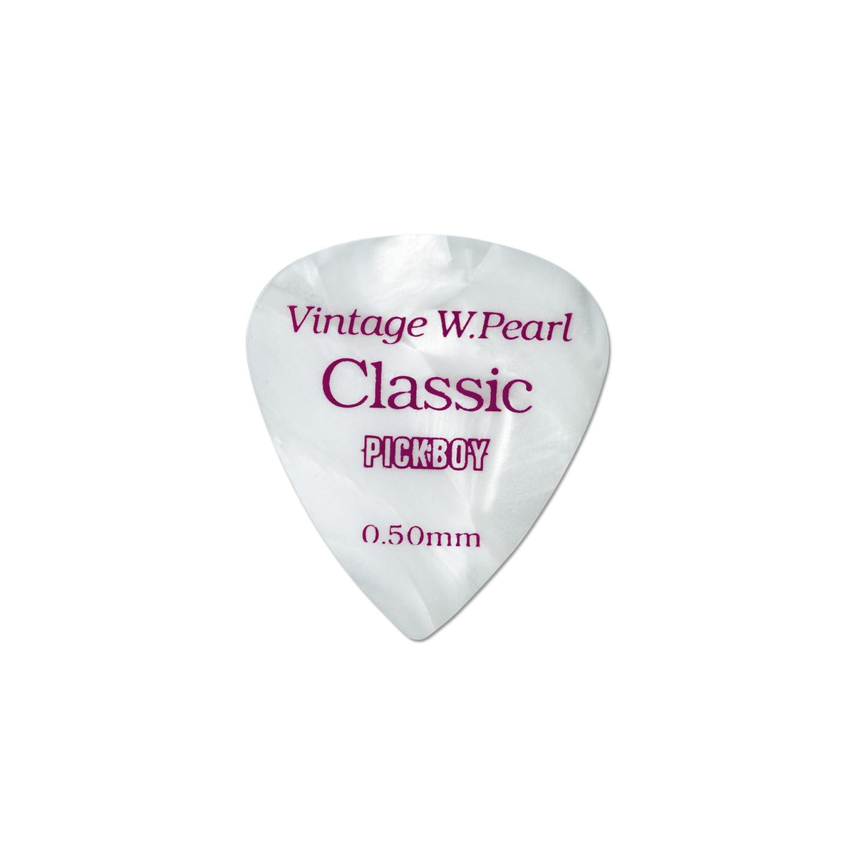 Pickboy Plectrum, 0.50mm, pearl