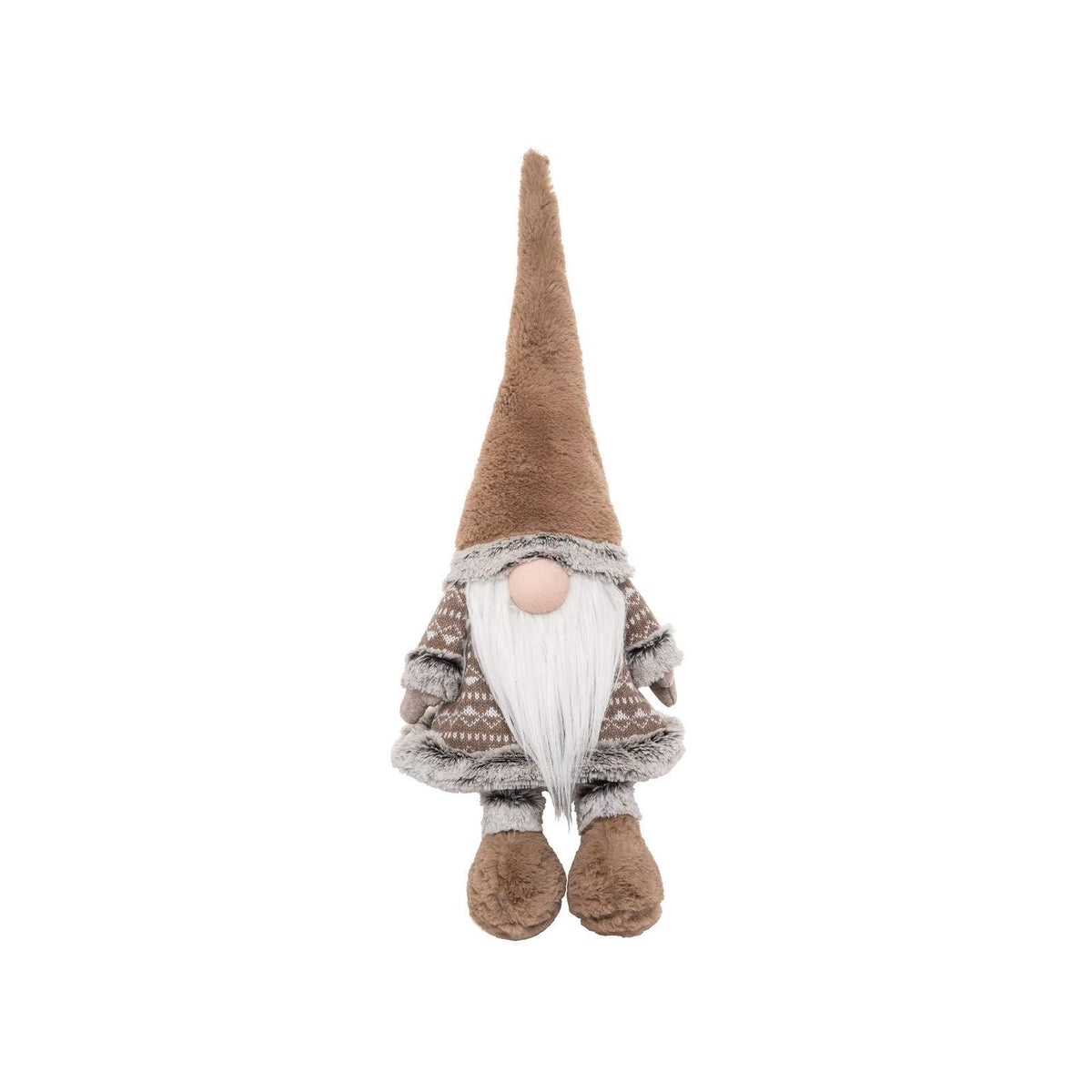 C&F Home Doorstop, 23 Inch, Woodland Gnome Taupe Tan