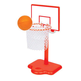 WORLD'S TINIEST Basketball Hoop, Orange, White, Portable