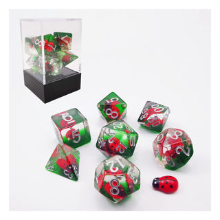 BESCON DICE Game Dice, Standard size, Ladybug Set