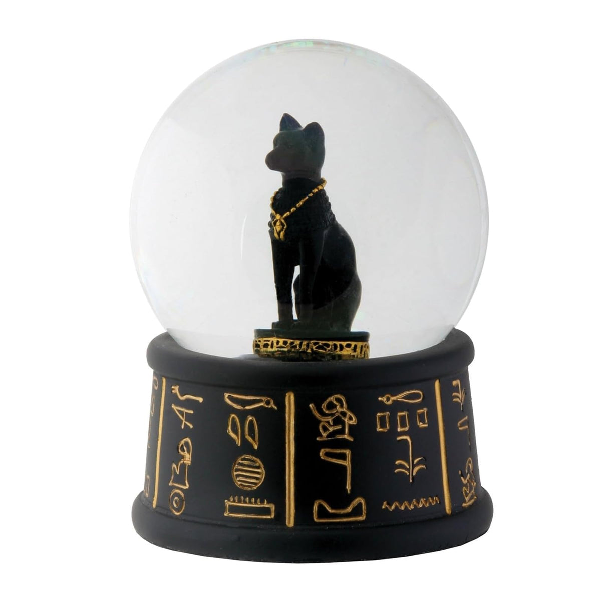 SUMMIT COLLECTION Snow Globe, Black and Gold, Classic