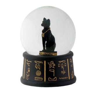 SUMMIT COLLECTION Snow Globe, Black and Gold, Classic