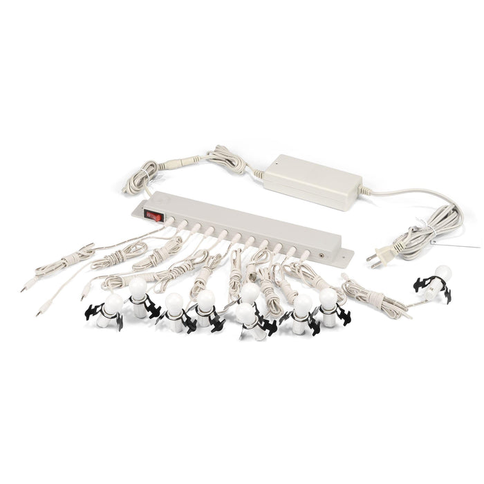 Department 56 Miniature Toy Building, 1:13.2, White, Black