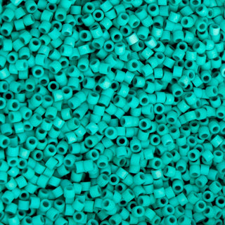 John Bead 25g Cylin Beads Turquoise Green 11/0 Glass Cylindrical Seed Beads for Jewelry Bracelets Necklaces Earrings Making Embroidery