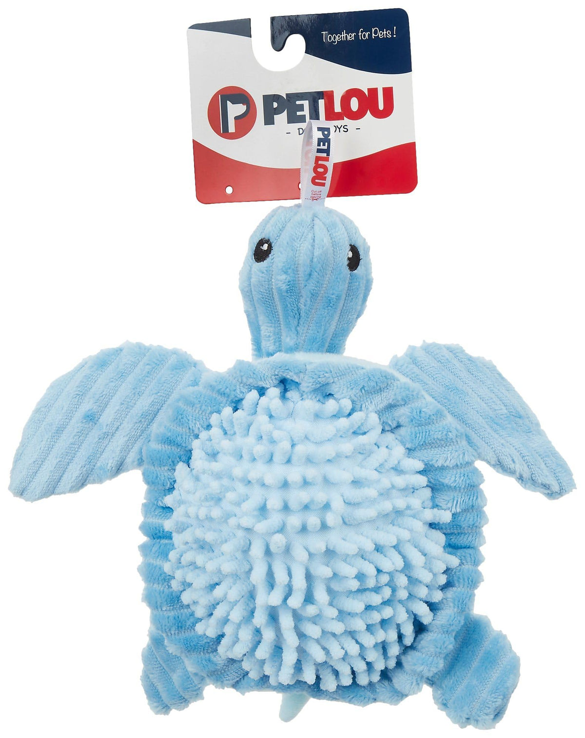 Pet Lou Pet Toy, 10 inches, Blue