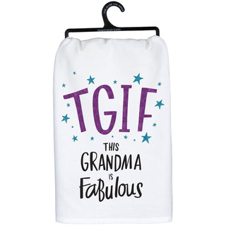 Primitives By Kathy 34205 Dish Towel - TGIF This Grandma Is Fabulous