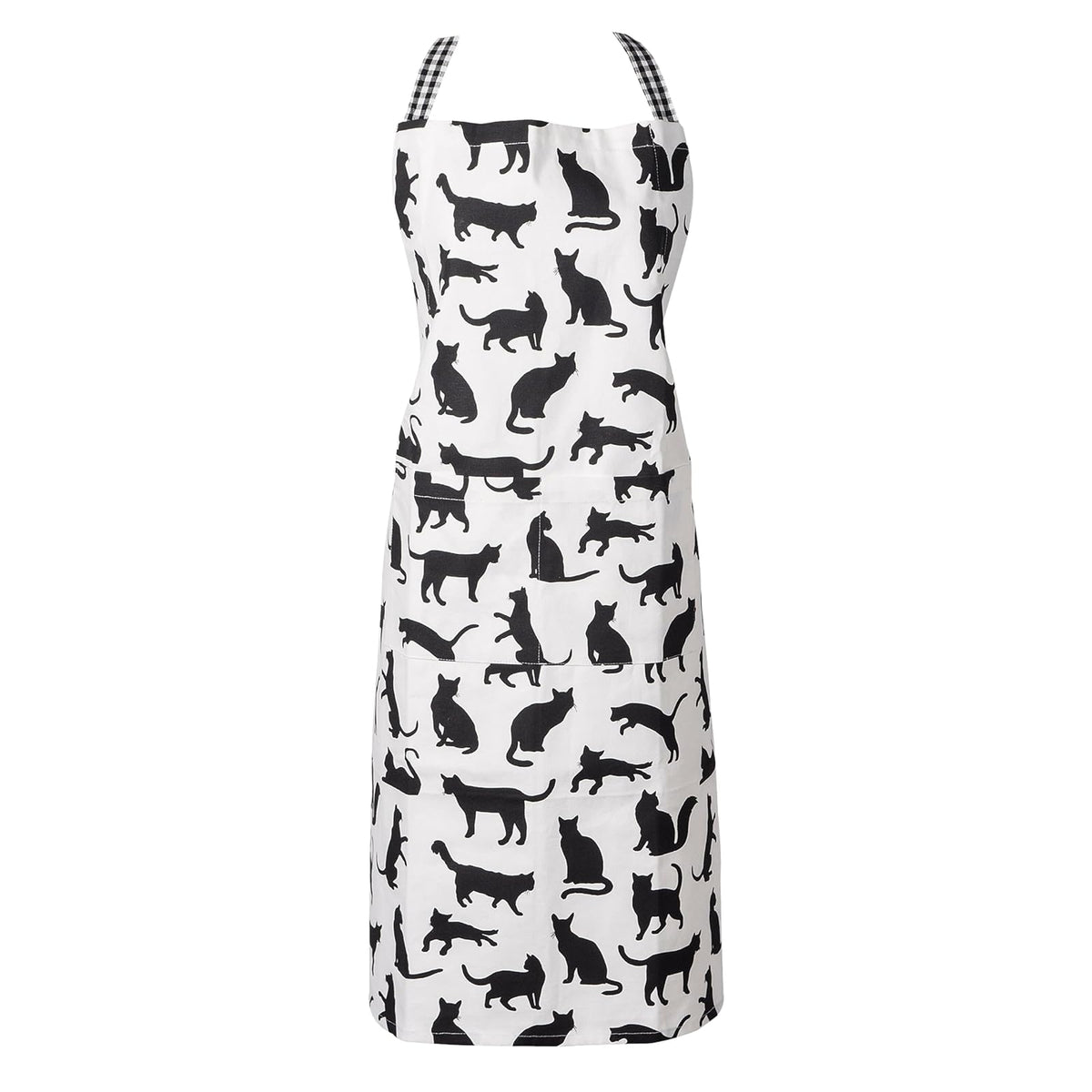 DII Apron, 35x28", Black Cat Print