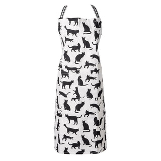 DII Apron, 35x28", Black Cat Print
