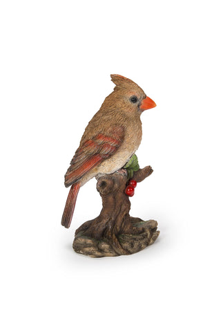 HI-LINE Figurine, Multi Colors, Female Cardinal