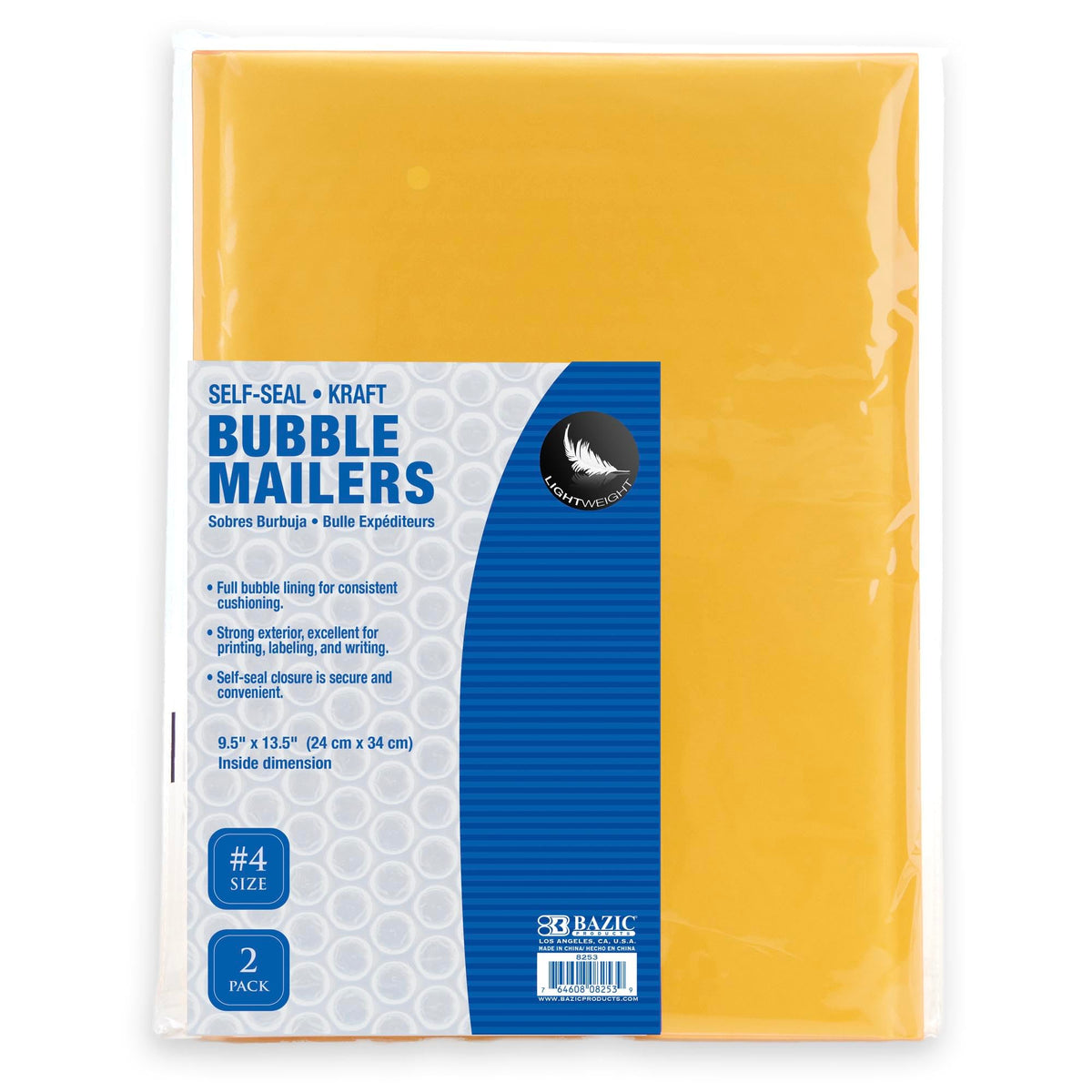 BAZIC PRODUCTS Office Products, 1-Pack, #4 (2-count)