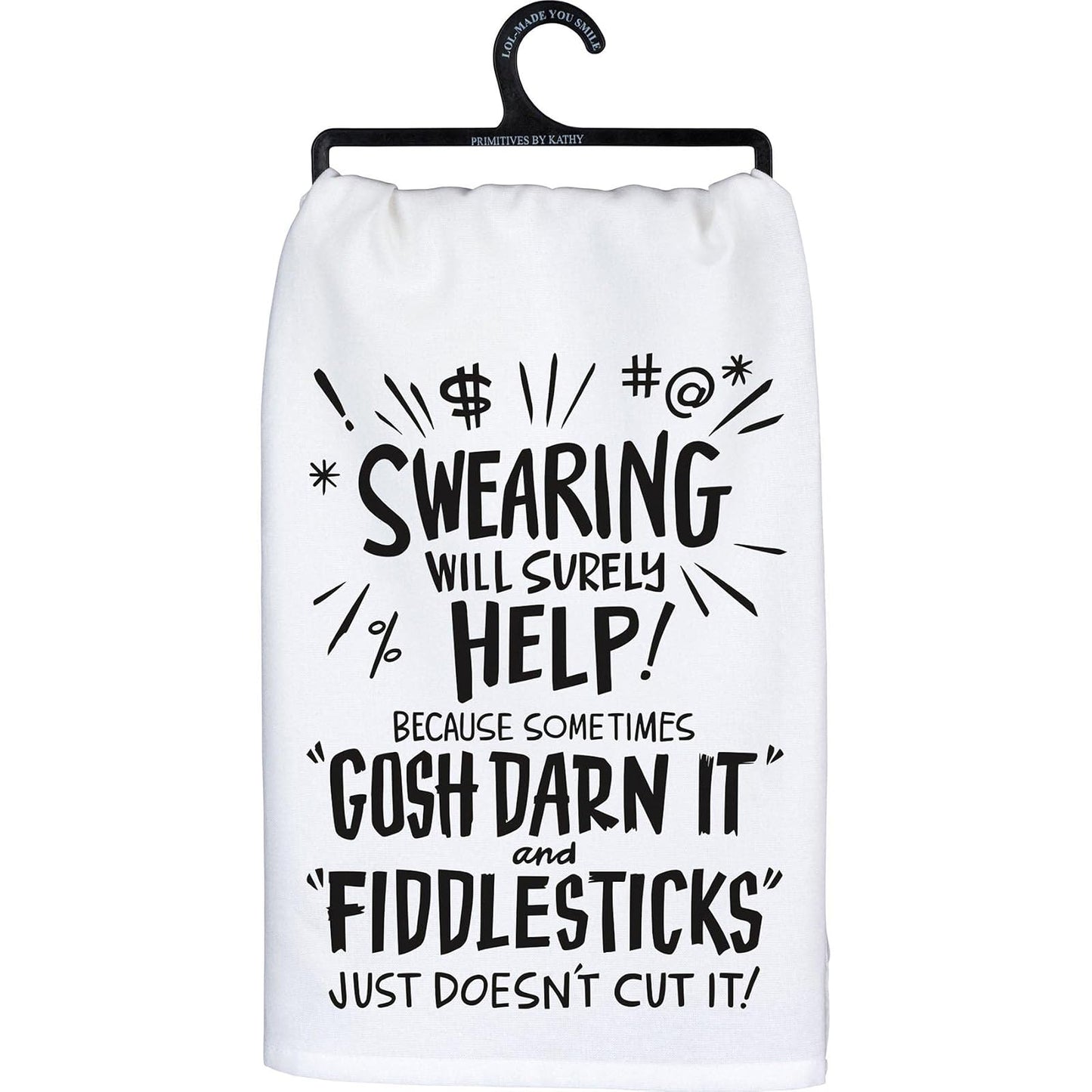 Primitives by Kathy 112283 Kitchen Towel Simple Don't Cook Ever,28-inch