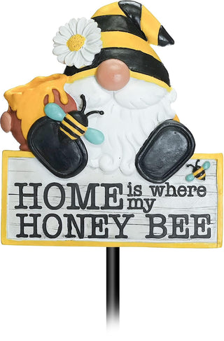 Spoontiques 21261 Bee Gnome Garden Stake