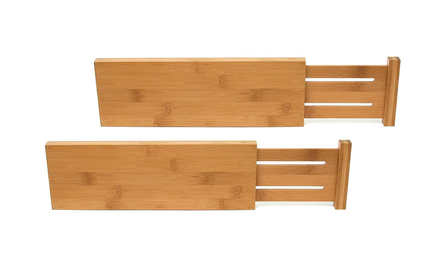 Lipper International Bamboo Dresser Drawer Dividers, Set of 2