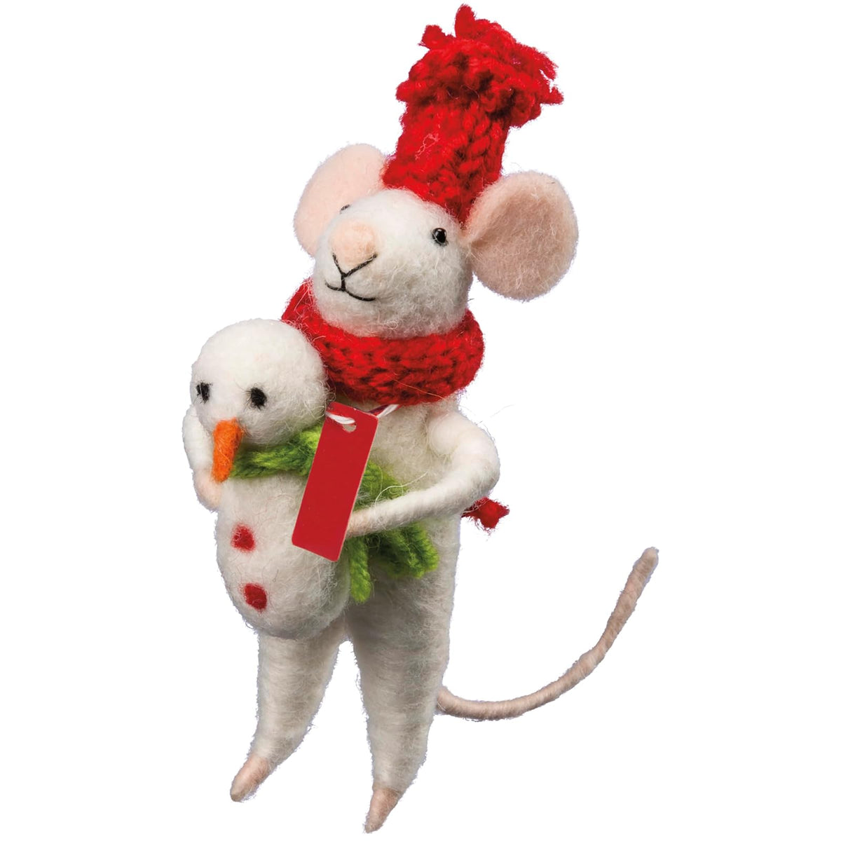Primitives by Kathy Hanging Ornament, 4 Inches, White