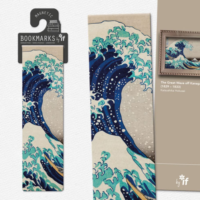 IF Bookmark, Blue, The Great Wave