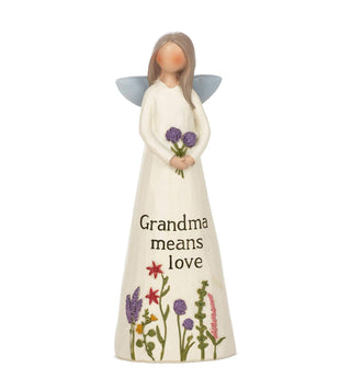 Blossom Bucket 211-12875 Grandma Means Love Angel Figurine, 5-inch Height
