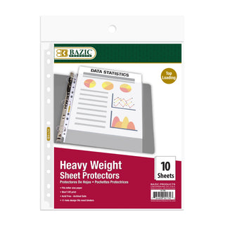 BAZIC PRODUCTS Card Document Sleeve, 1-Pack, 10-count
