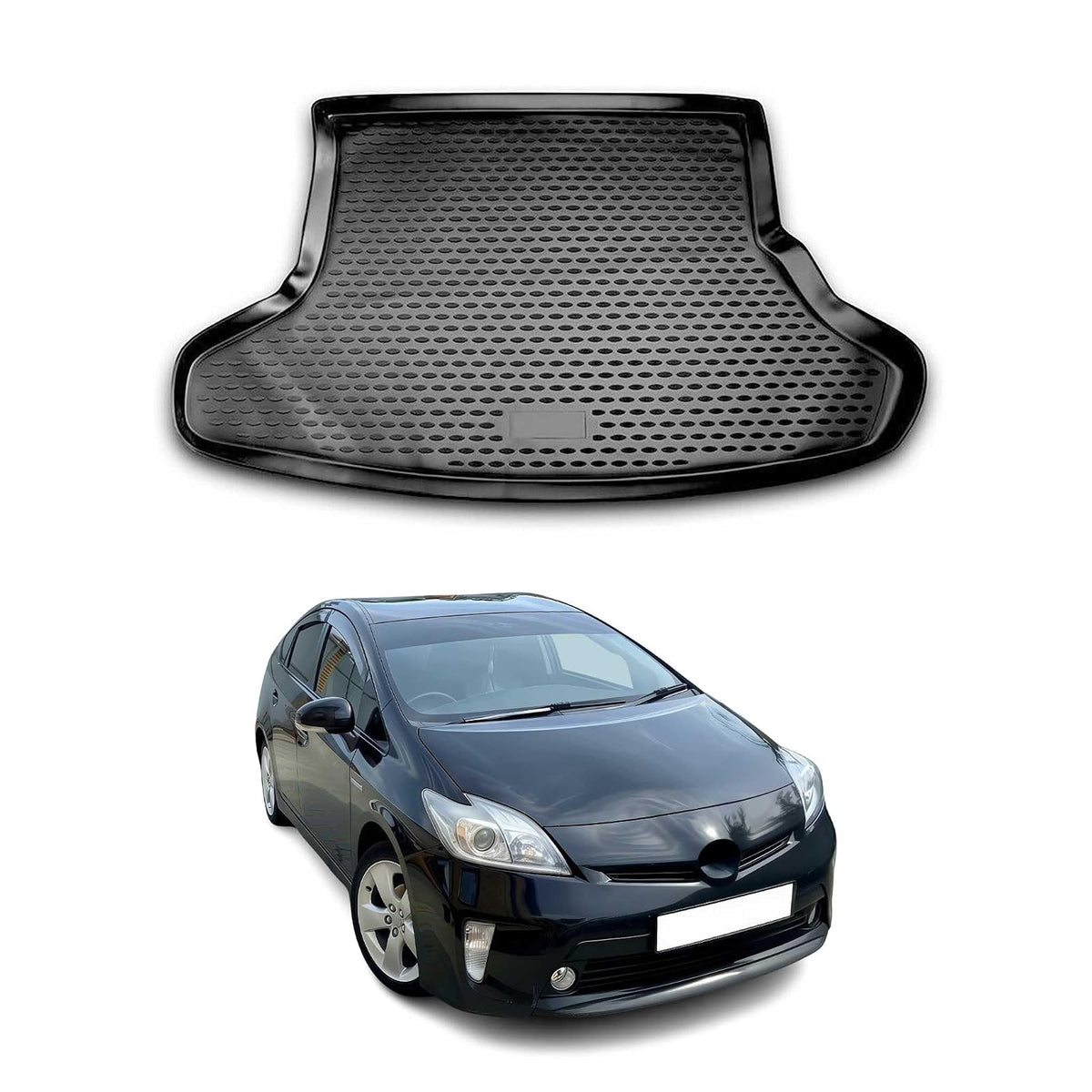 OMAC Vehicle Mat, Prius 2010-2015 / Black, Black