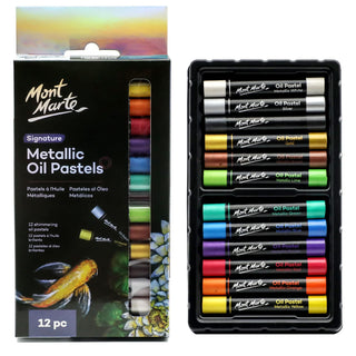 Mont Marte Paint, 12 Count (Pack of 1), Metallic